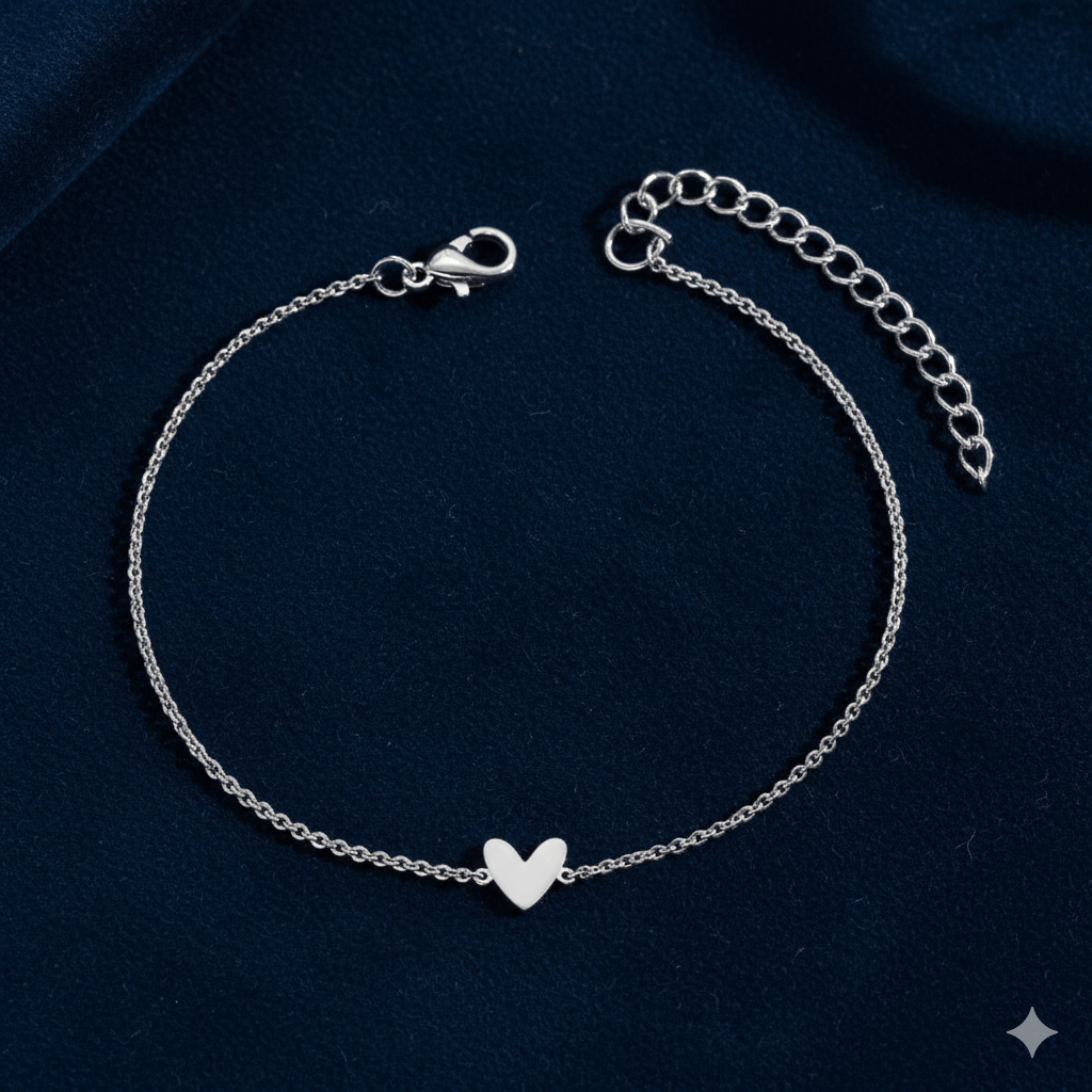 Armband met hartbedel