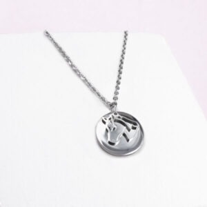 PONYTAIL & CO HANGER MUNTJE MET PAARDJE