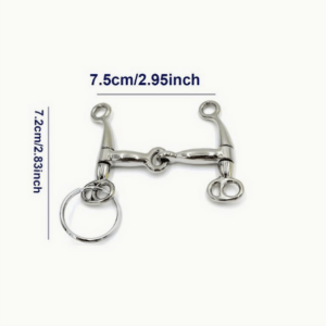 Paarden trens bit sleutelhanger
