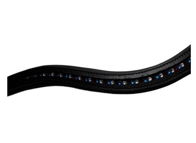 Frontriem met Swarovski Chrystal