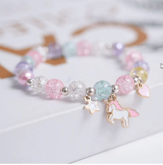 HorsebyAmy armband unicorn met kleuren