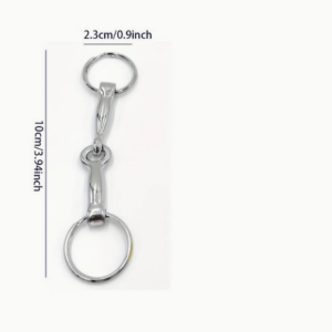 Paarden bit sleutelhanger