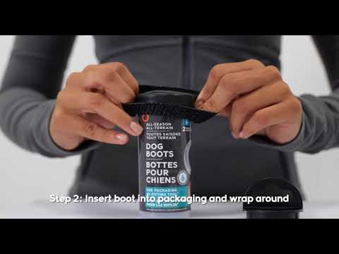 Goo-eez Dog Boots Ultras 2 Per Pack S Rood/Zwart - Afbeelding 4