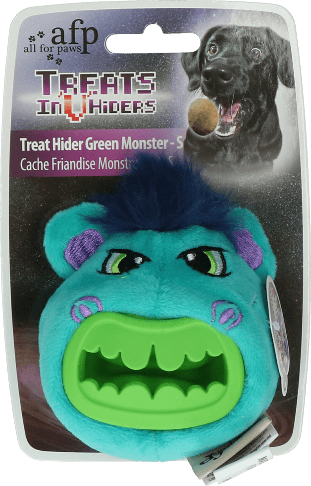 AFP Treats In "V" Hiders - Treat Hider Small Groen Monster
