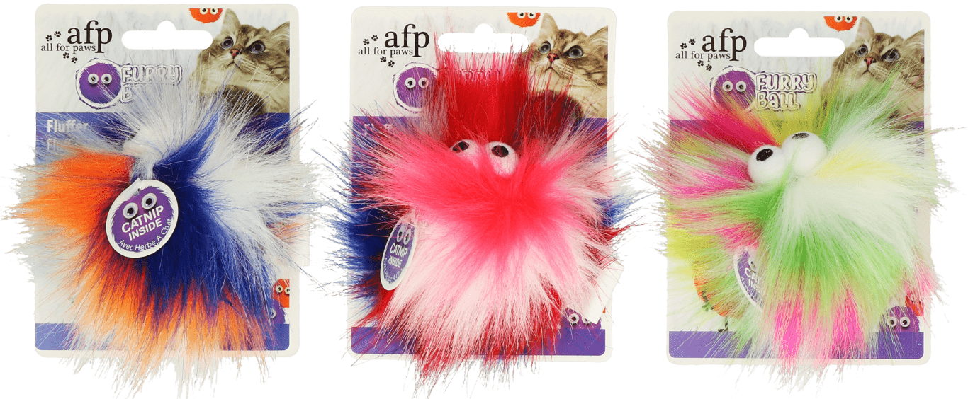 AFP Furry Ball - Fluffy Ball Geel - Afbeelding 2