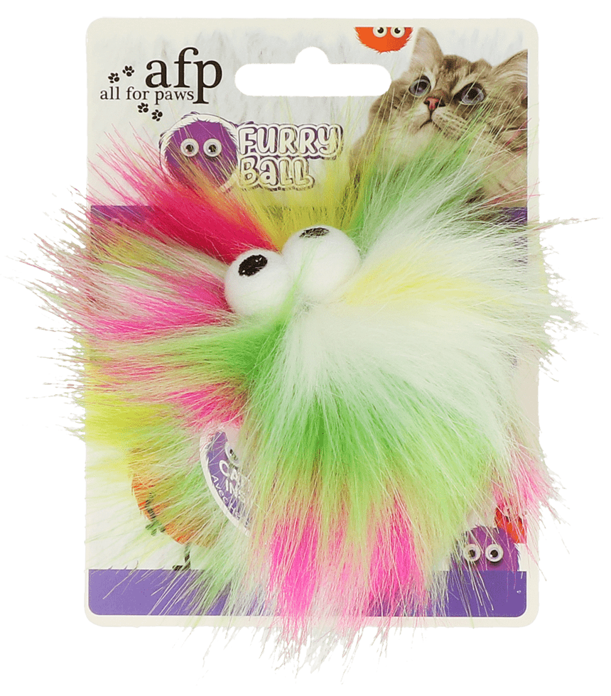 AFP Furry Ball - Fluffy Ball Geel