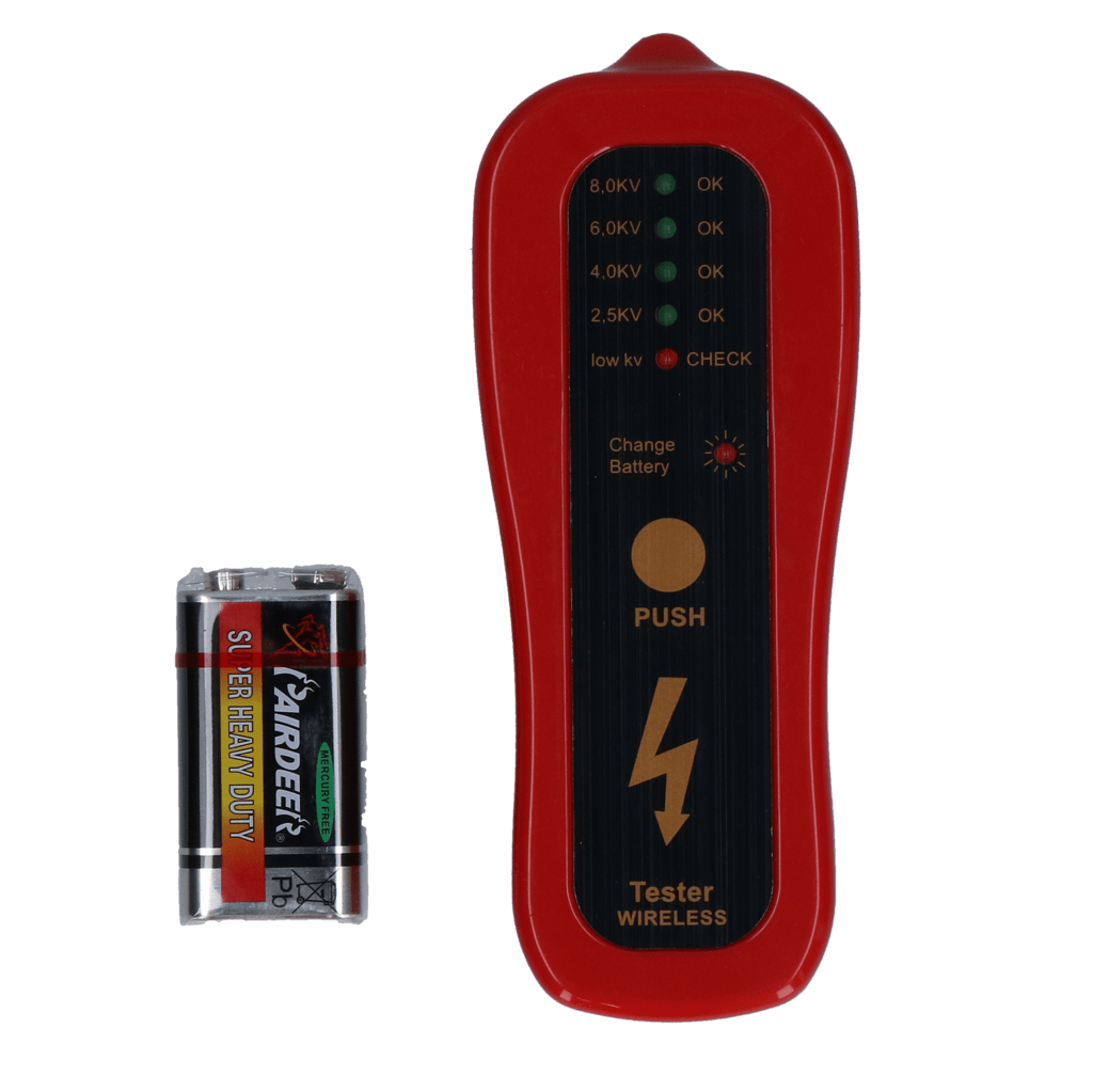 Afrasteringstester met LED-display