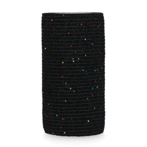 Excellent Animal Glitter Bandage Profi 10 cm - Zwart