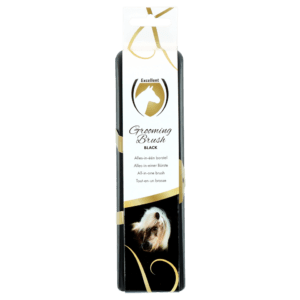 Excellent Horse Grooming Brush M Zwart