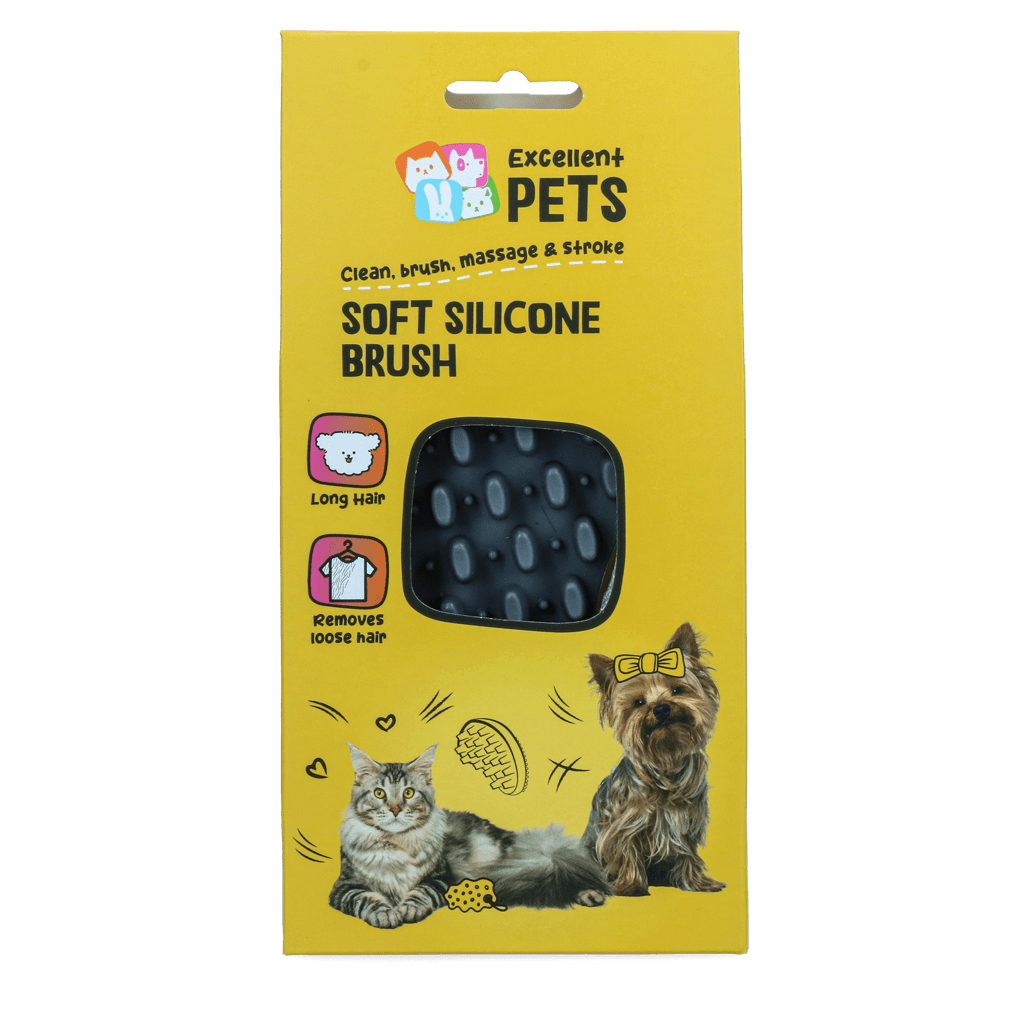 Excellent Pets Soft Silicone Brush Lang haar