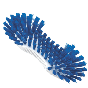 Schrob-borstel kookbestendig blauw