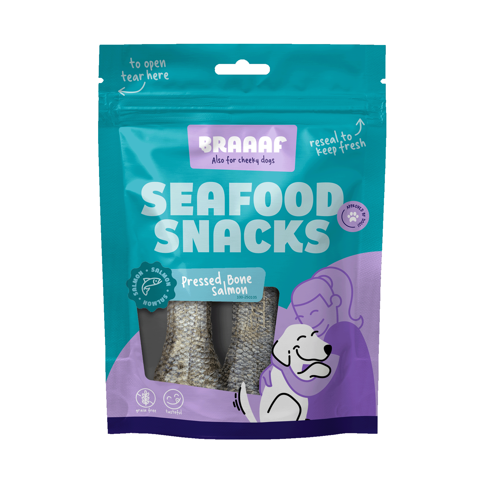 Braaaf Seafood Fish Bone - 12 cm