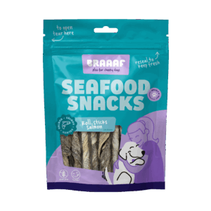 Braaaf Seafood Zalm Roll Sticks - 12 cm