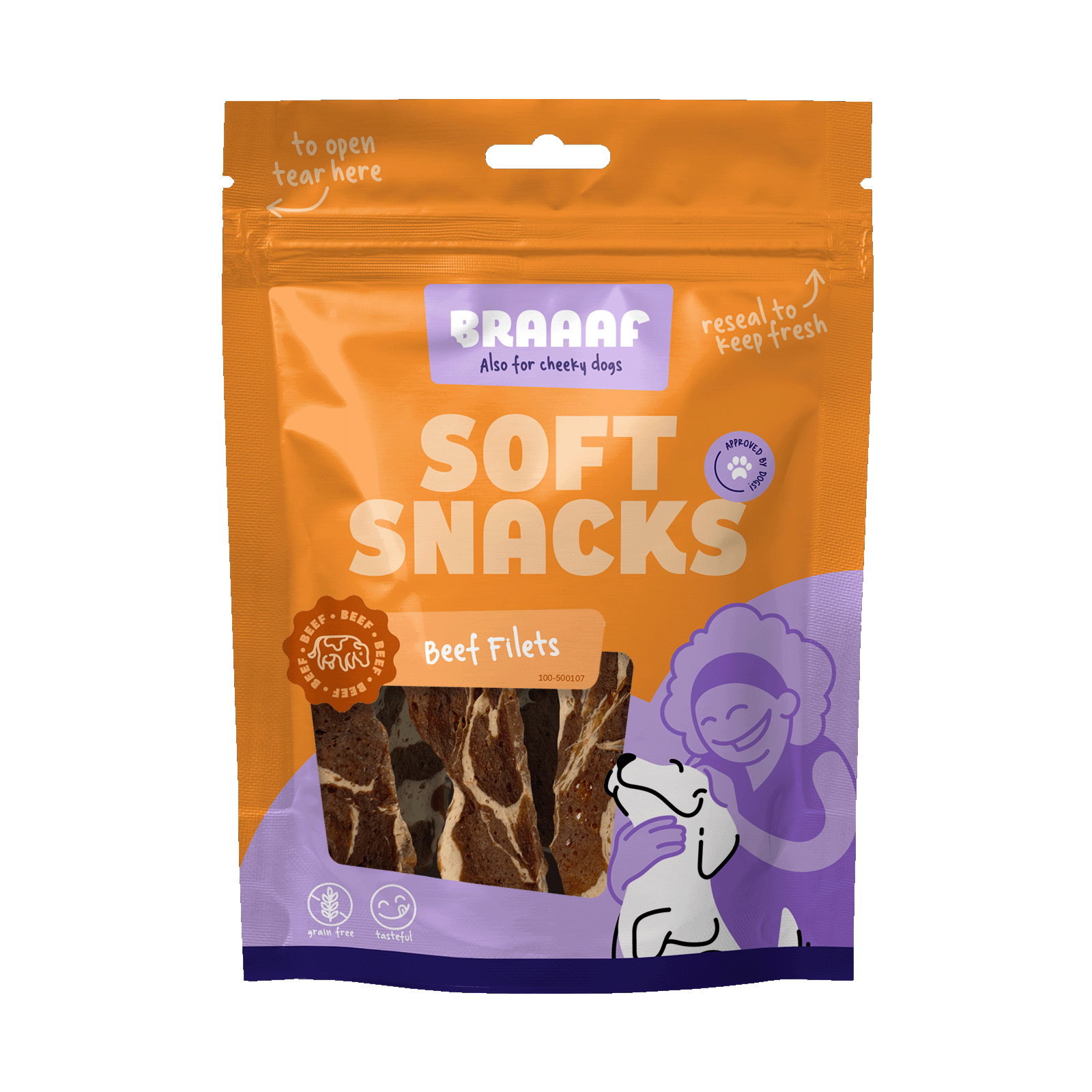 Braaaf Soft Snack Filet - Rund & Vis