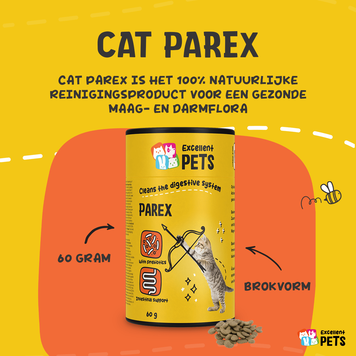 Excellent Pets Cat Parex 60 g - Afbeelding 5