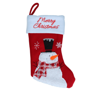 Kerstsokken Christmas Stocking Wooly Snowman