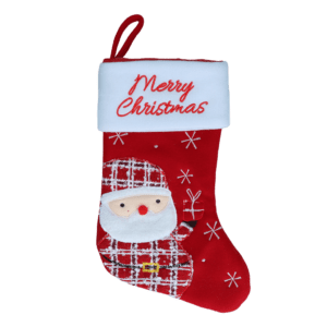 Kerstsokken Christmas Stocking Wooly Santa