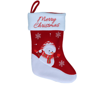 Kerstsokken Christmas Stocking Snowman