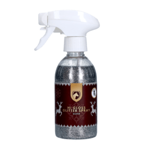 Excellent Horse Christmas Hi Gloss Glitter Spray Zilver 250 ml