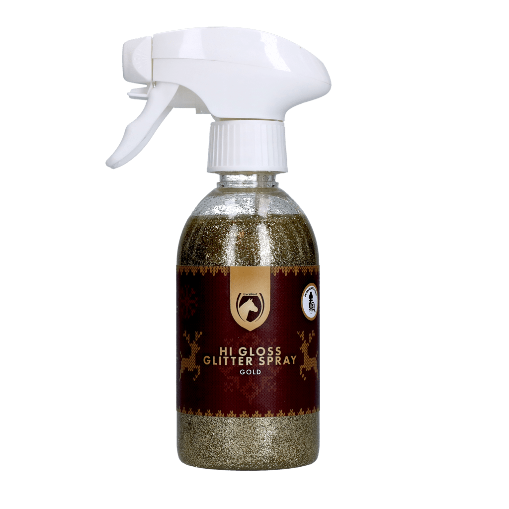Excellent Horse Christmas Hi Gloss Glitter Spray Goud 250 ml