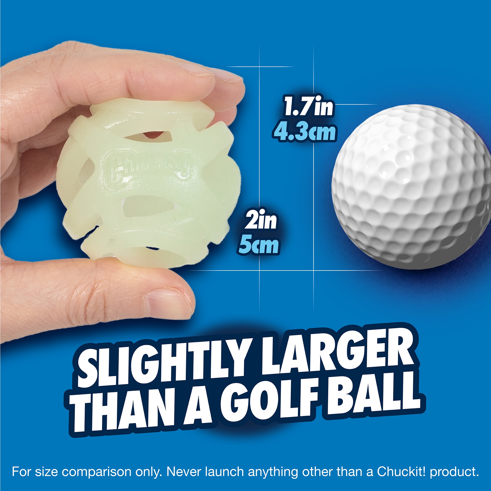 Chuckit! Air Glow Fetch Ball S (2-pack) - Afbeelding 6