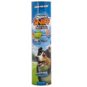 Chuckit! Sniff Fetch Ball Bacon & Peanut Butter M 4-pack