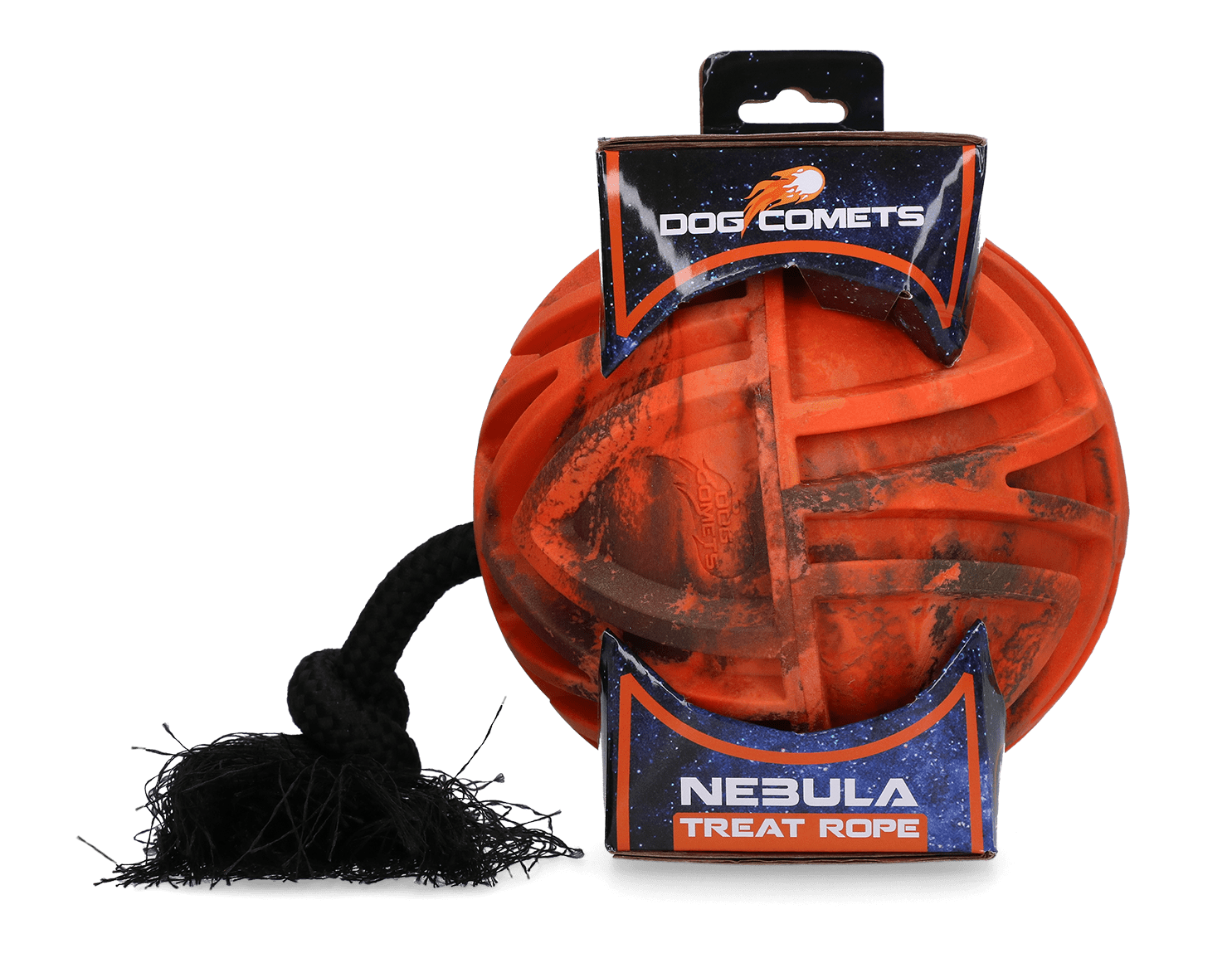 Dog Comets Nebula Treat Rope Oranje