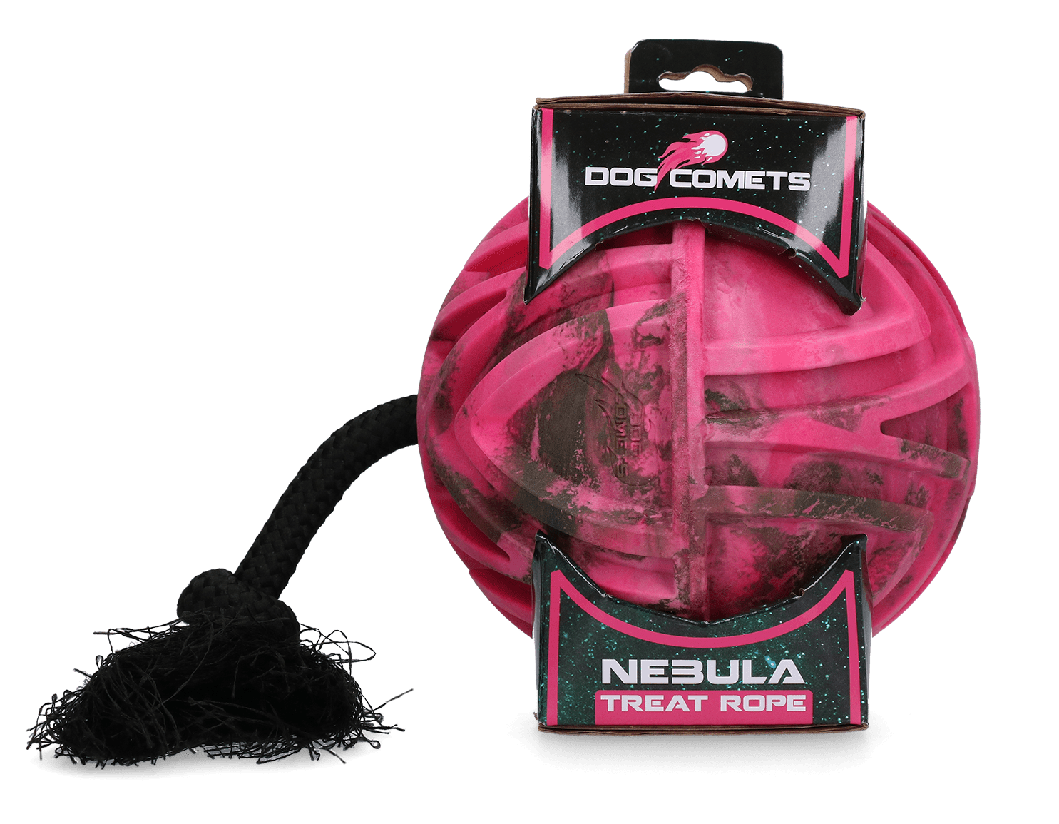 Dog Comets Nebula Treat Rope Roze
