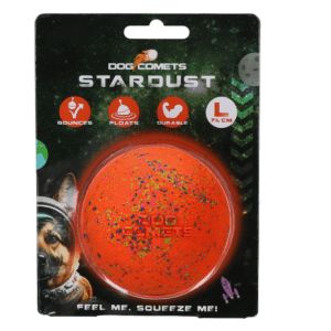 Dog Comets Stardust Oranje L
