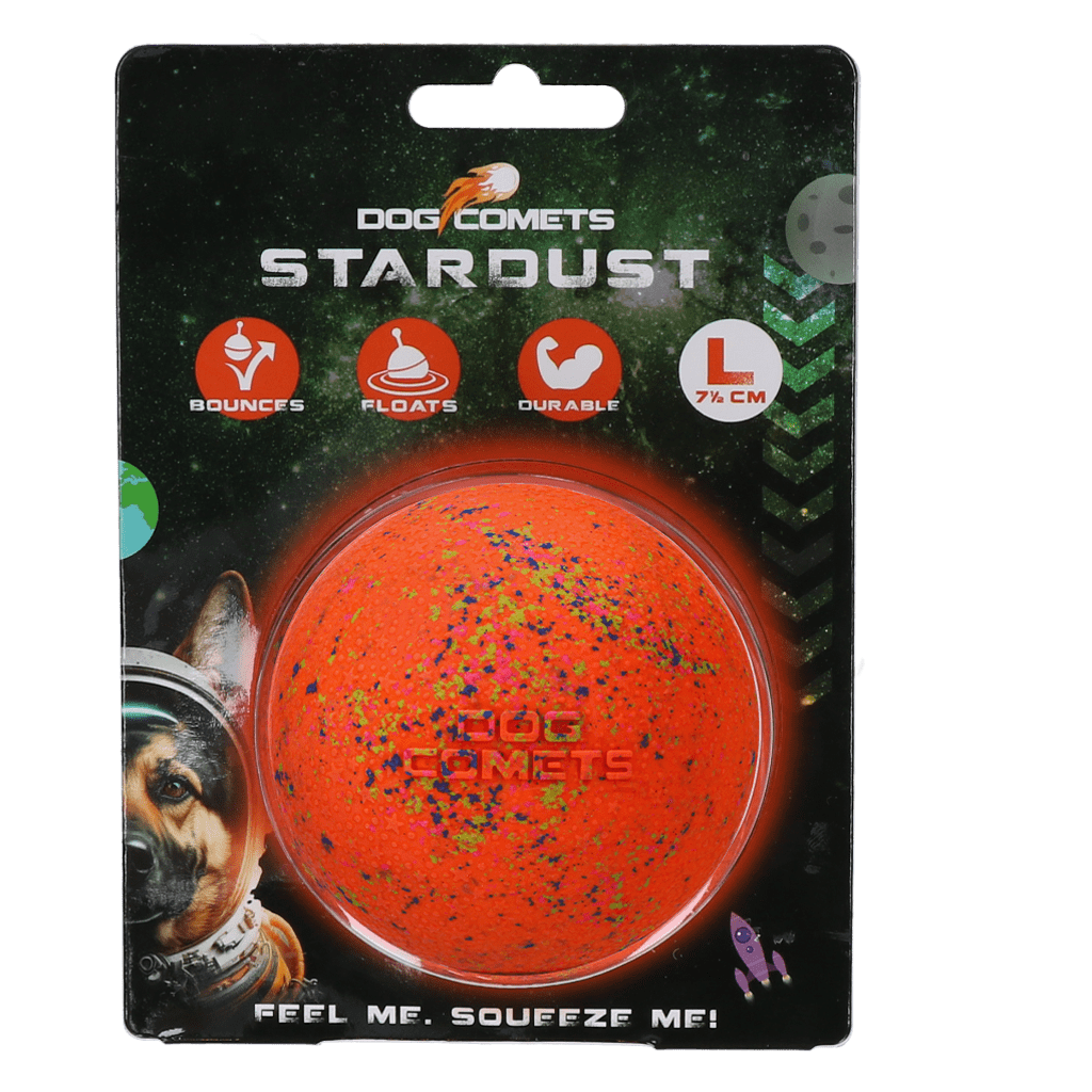 Dog Comets Stardust Oranje L