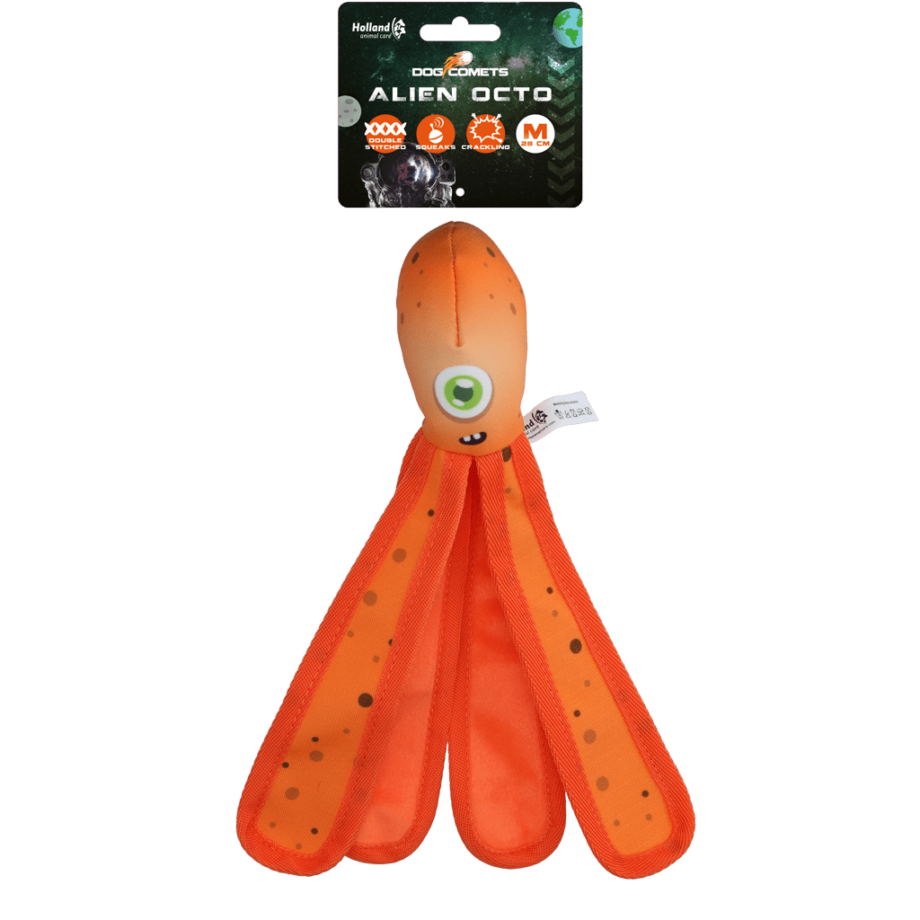 Dog Comets Alien Octo M Oranje