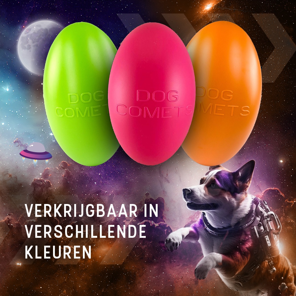 Dog Comets Pan-Stars Oranje L - Afbeelding 6