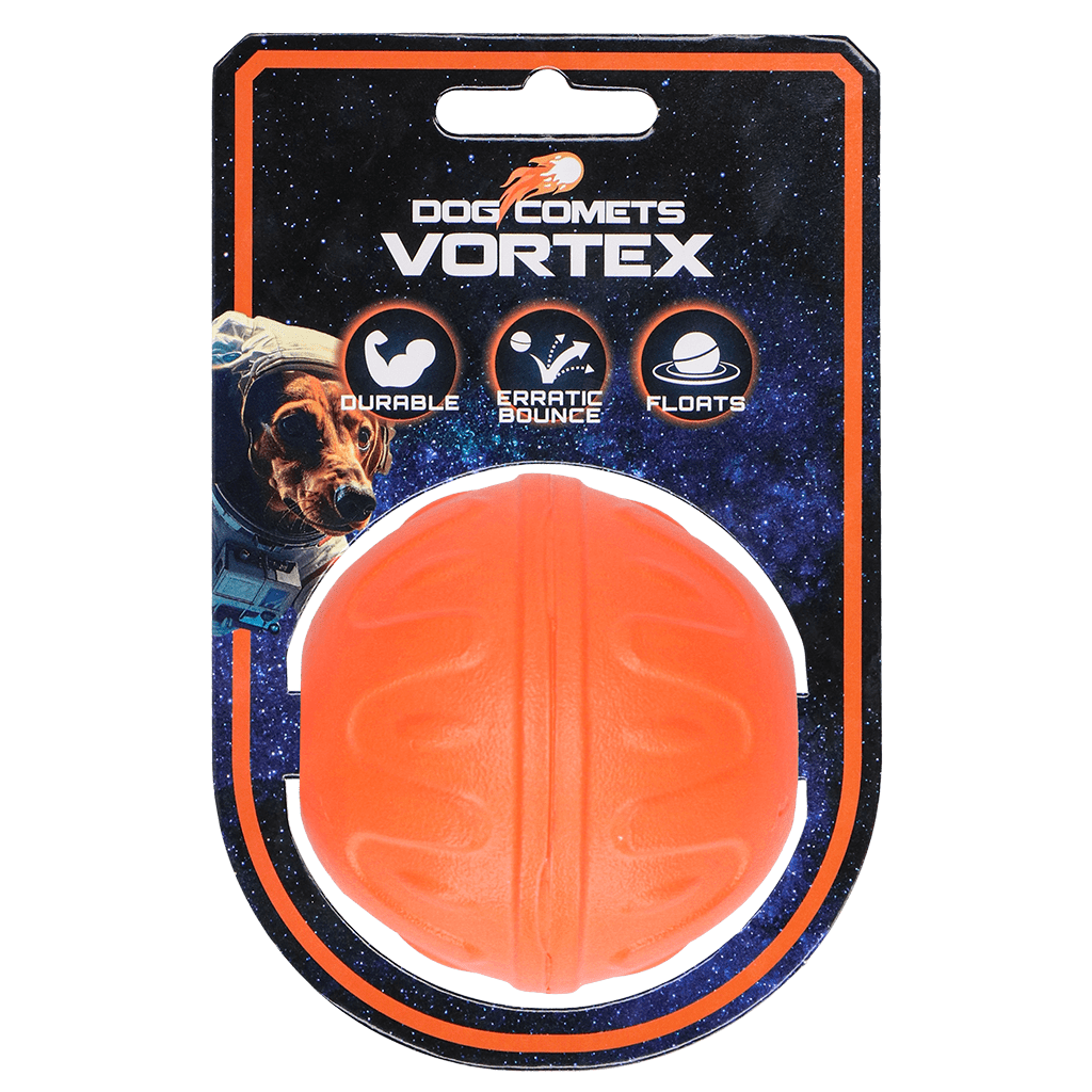 Dog Comets Vortex bal Oranje