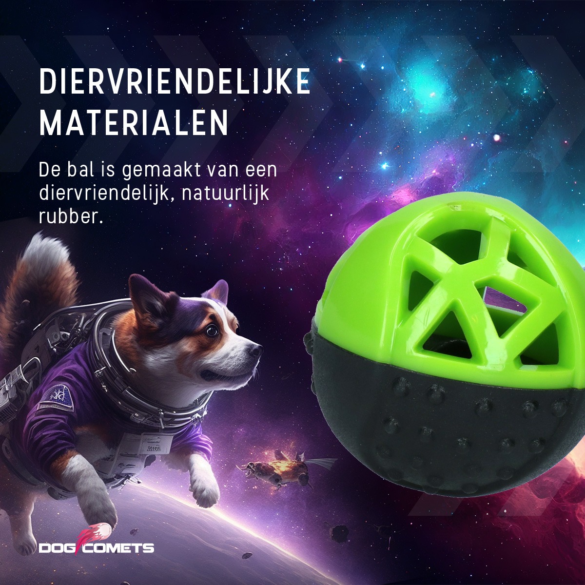 Dog Comets Moonstone Traktatiebal Groen - Afbeelding 6