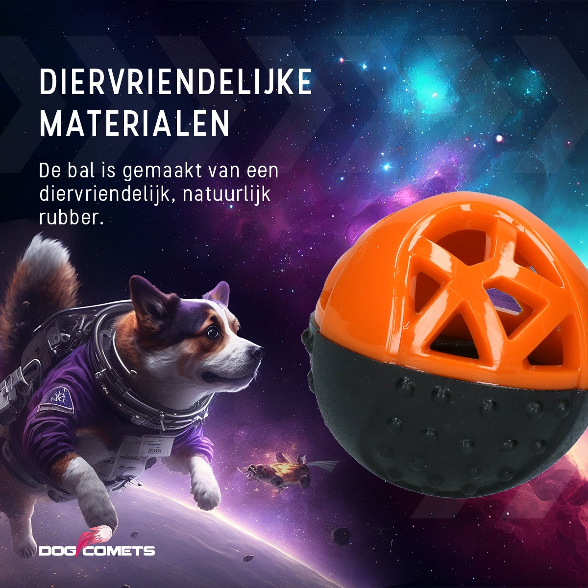 Dog Comets Moonstone Traktatiebal Oranje - Afbeelding 5