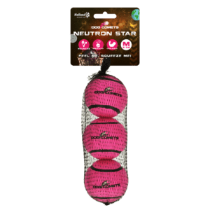 Dog Comets Tennisbal Met Pieper Neutron Star M Roze (3-pack)