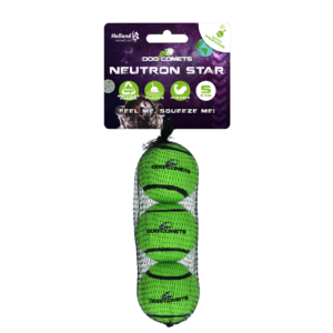 Dog Comets Tennisbal Met Pieper Neutron Star S Groen (3-pack)