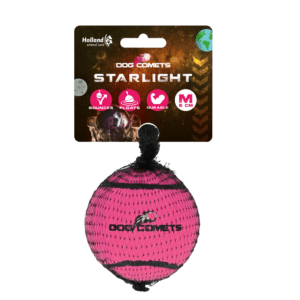 Dog Comets Tennisbal Starlight M Roze