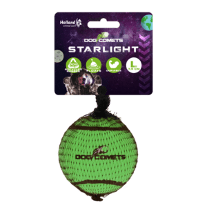 Dog Comets Tennisbal Starlight L Groen