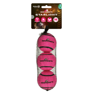 Dog Comets Tennisbal Starlight M Roze (3-pack)