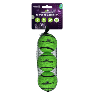 Dog Comets Tennisbal Starlight M Groen (3-Pack)