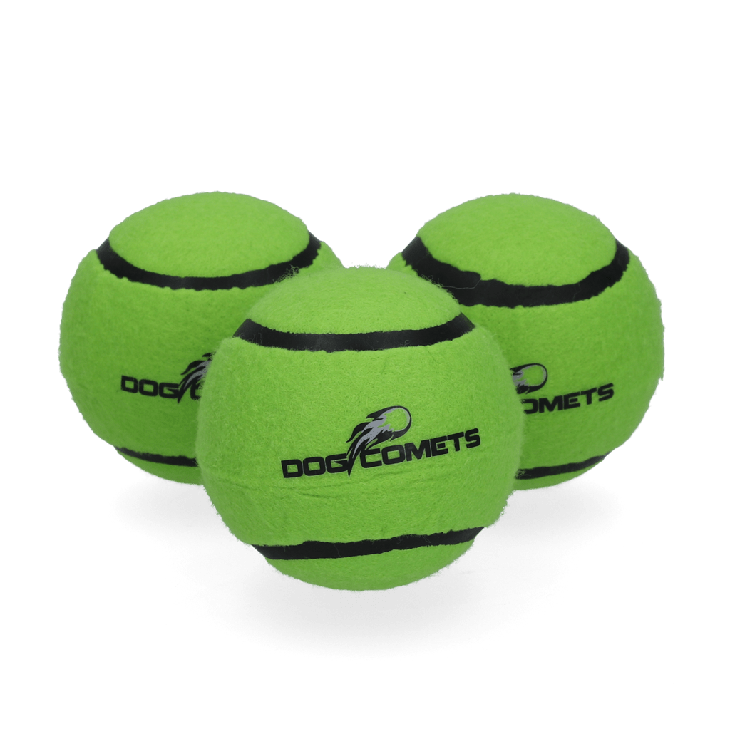 Dog Comets Tennisbal Met Pieper Neutron Star M Groen (3-pack) - Afbeelding 3