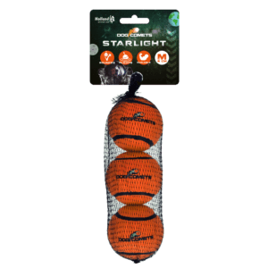 Dog Comets Tennisbal Starlight M Oranje (3-Pack)