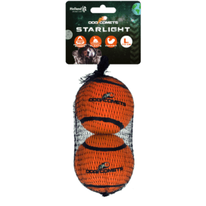 Dog Comets Tennisbal Starlight L Oranje (2-pack)