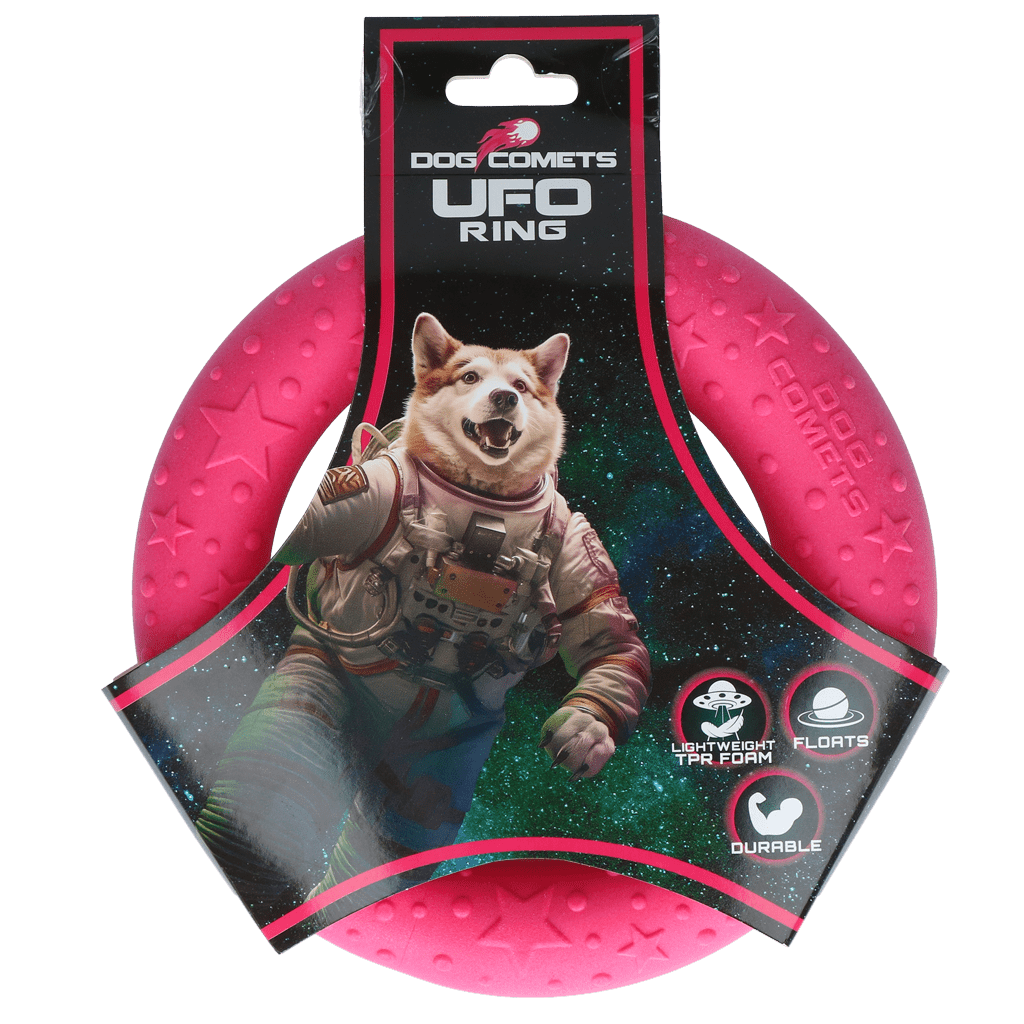 Dog Comets UFO Ring Roze M