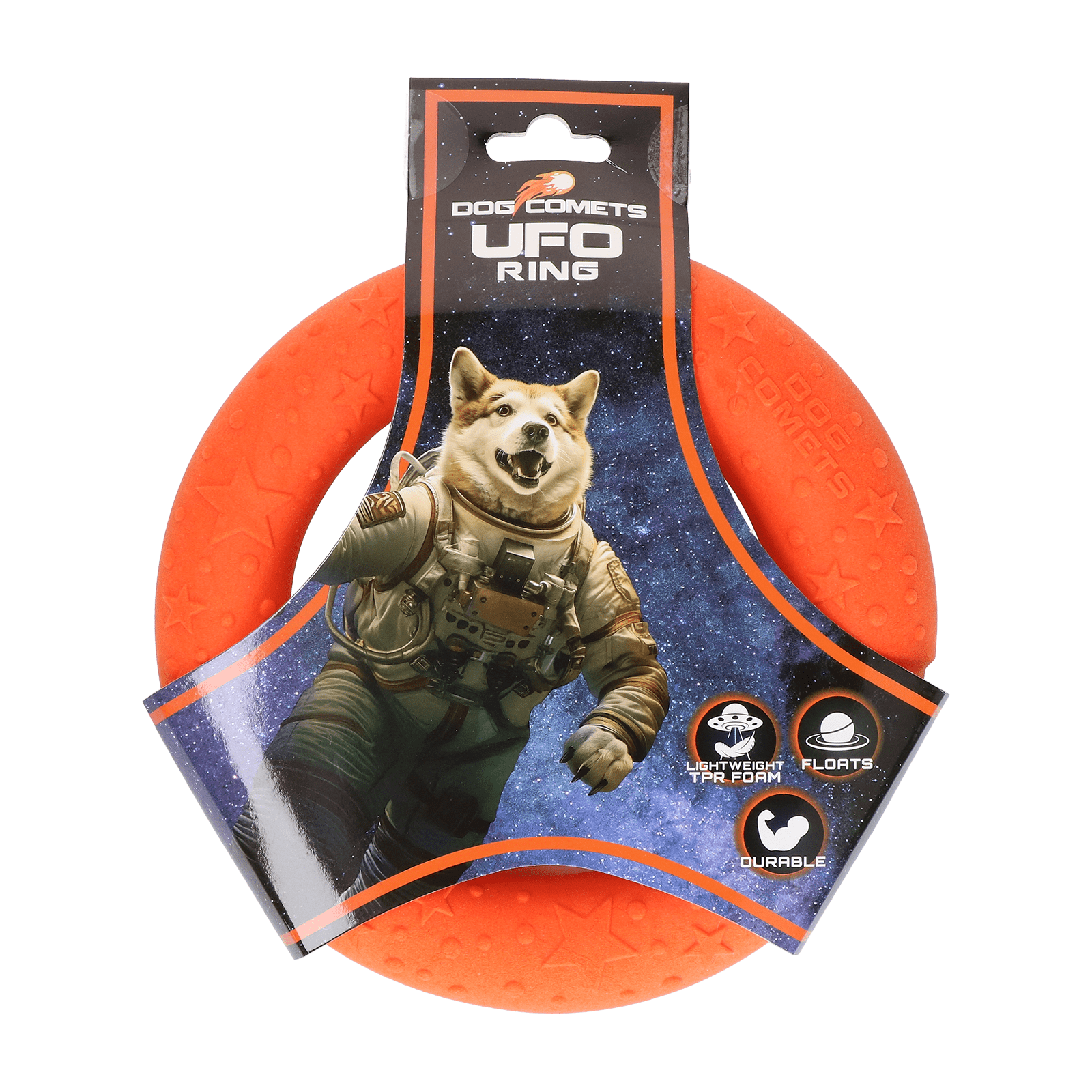 Dog Comets UFO Ring Oranje S