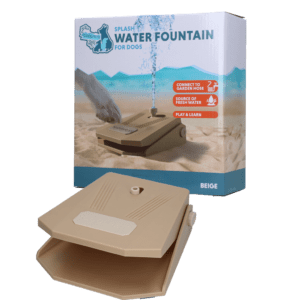 Coolpets Splash Water Fountain Beige