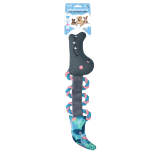 CoolPets Pull Me! Crocky Rope Flamingo