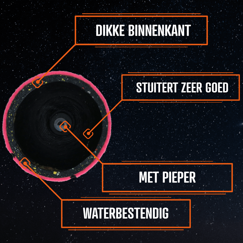 Dog Comets Tennisbal Met Pieper Neutron Star M Groen (3-pack) - Afbeelding 5