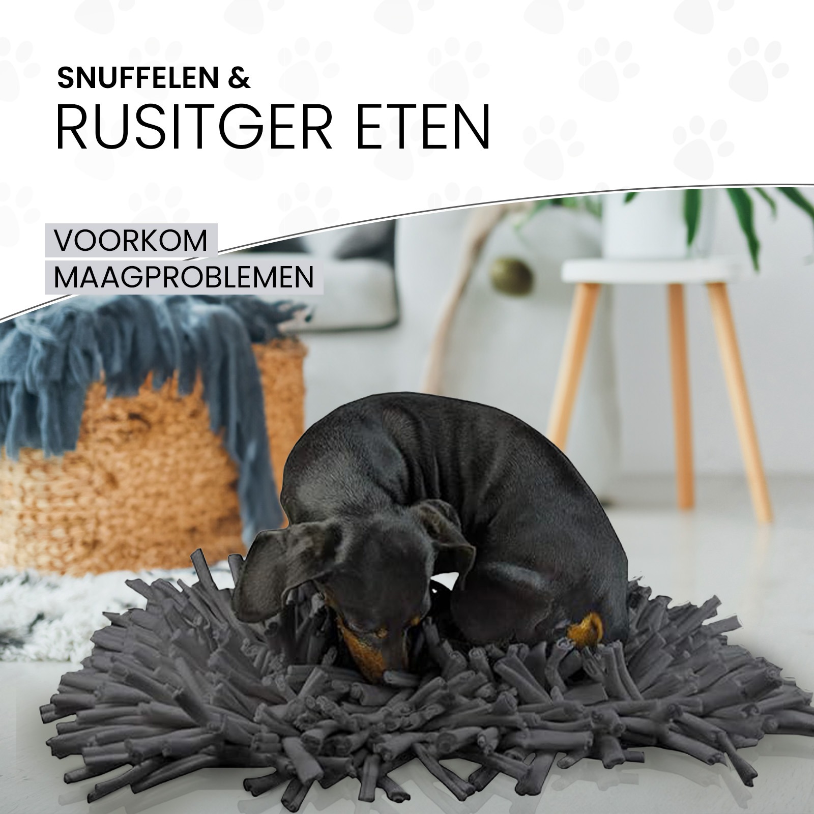 Eat Slow Live Longer Play Mat Grijs - Afbeelding 5